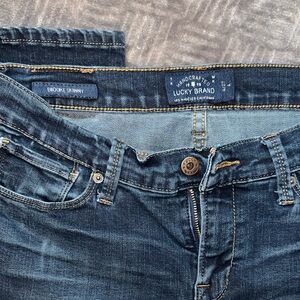 Lucky Brand Women's Dark Blue Skinny Jeans